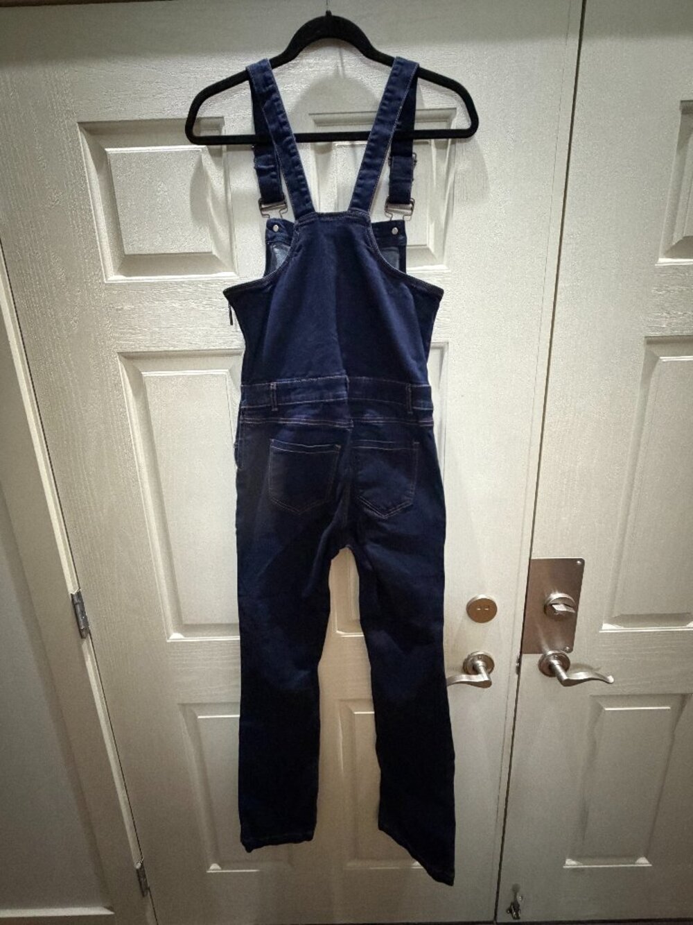 Le Chateau Denim Overalls Size 29 Dark Wash